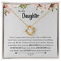 My Daughter| Never Forever - Love Knot Necklace
