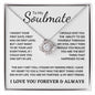 My Soulmate| My Missing Piece - Love Knot Necklace