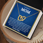 My Beloved Mom| Your Guidance - Interlocking Hearts Necklace