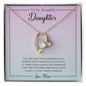 My Beautiful Daughter| Never Forget - Forever Love Necklace